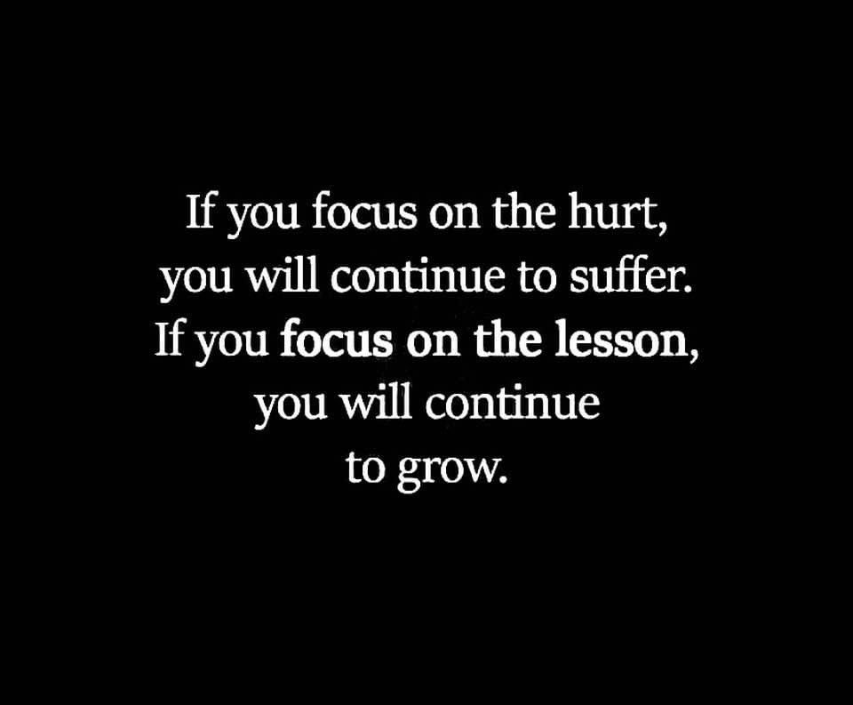 lortmann's tweet photo. If you focus on the hurt, you’ll miss out on life! #forgiveness https://t.co/cWciSvajSf