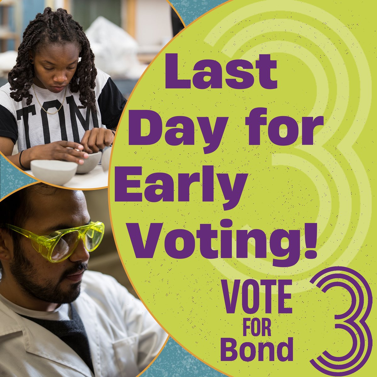 Today is the final day for early voting! Make sure to vote ALL the way through your ballot! #Bond3ForNM