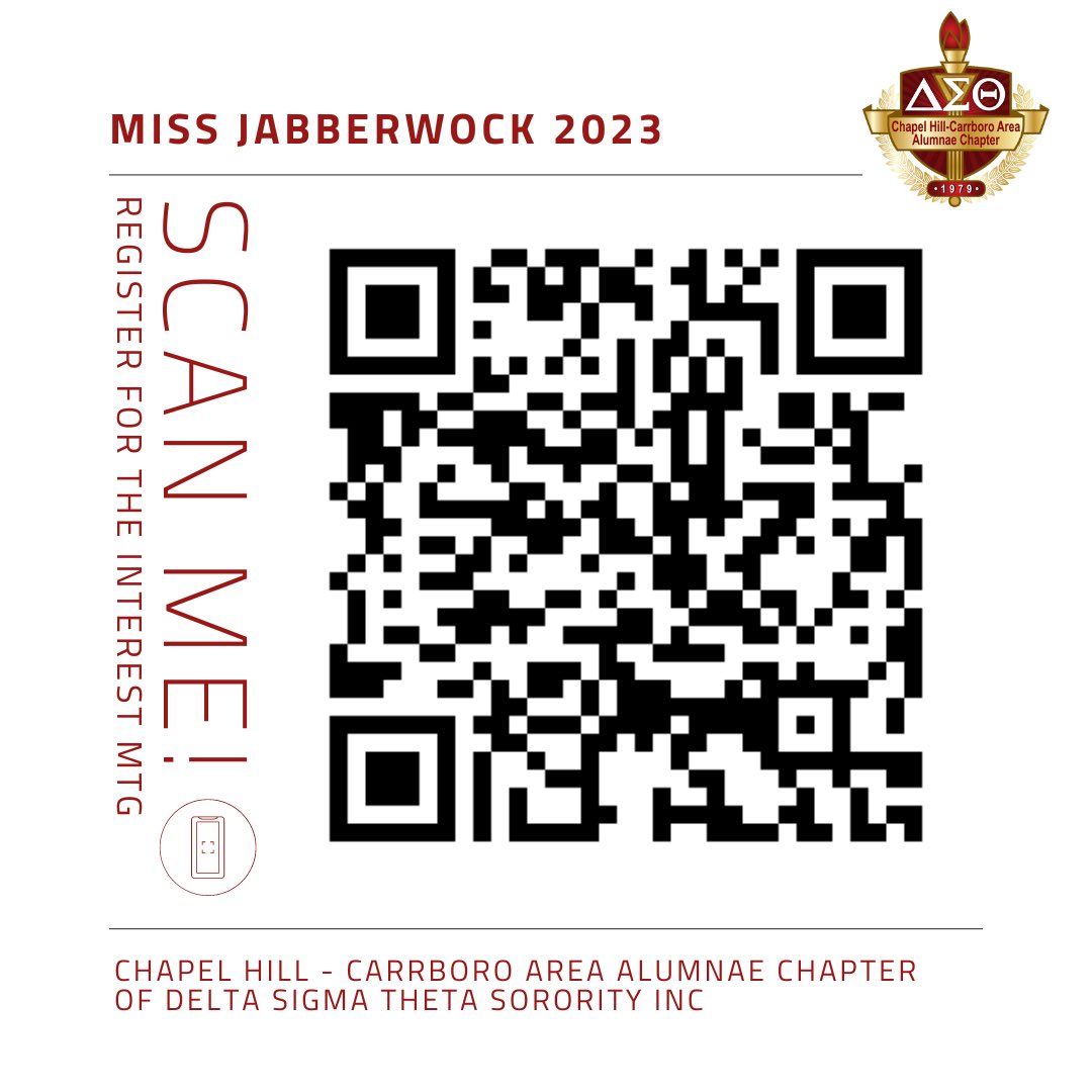 Do you know a young lady in 10th - 12th grade who is in high school in Orange or Chatham Counties? Let her know Miss Jabberwock 2023 is here! Interest meeting on 12/3! #CHCAA