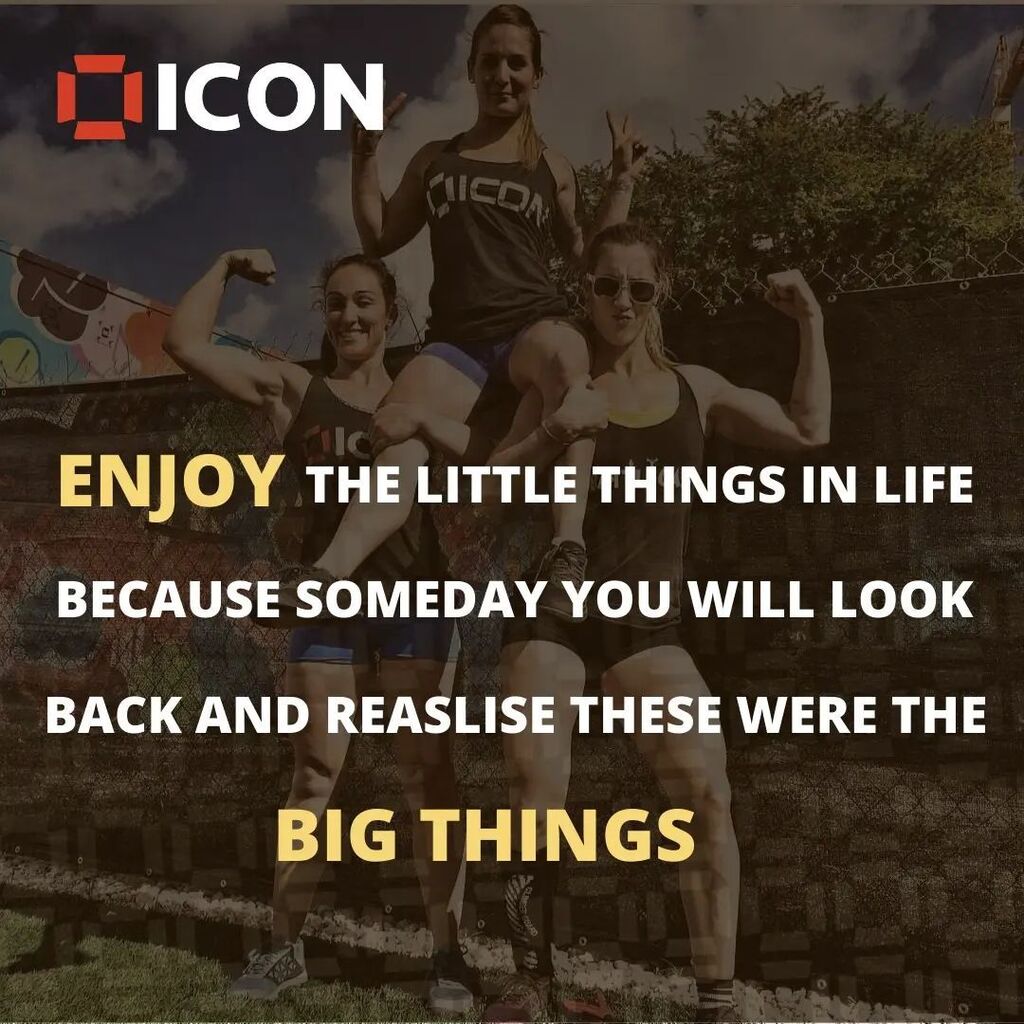 💢 REMINDER 💢 Enjoy the little things in life, because someday you will realise these were the BIG things!

#Iconnutrition #beyourownicon #motivation #gym #fitness #cfuk #crossfit #weightlifting #health #wellness