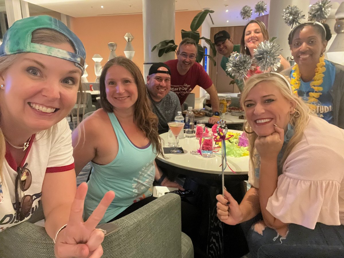 I can't get over this amazing photo <a href="/mommypoints/">Summer Hull</a> took circa midnight last night. Everyone was exhausted but giddy happy over how much we raised.  There's genuine joy in this photo!