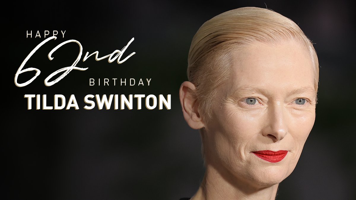 Happy 62nd birthday to the legendary Actress Tilda Swinton! 