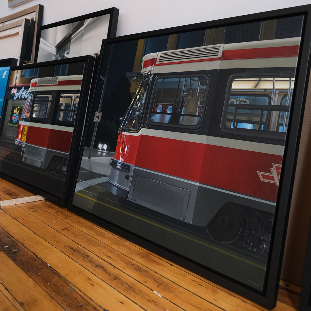 Opening day of my newest show, including these two! From Toronto to Vancouver... On Now! Between Here and There, a solo show of new paintings inspired by urban landscape
Nov 5-30 2022 Ian Tan Gallery, 2655 Granville St Vancouver, BC Tues-Sat 12-5 @iantangallery #painting