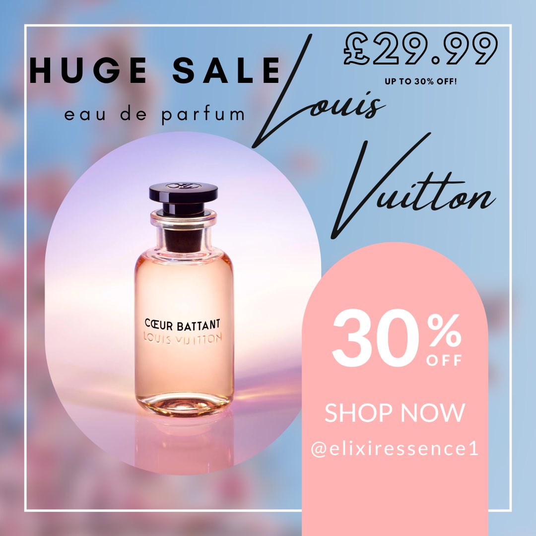 ElixirEssence1's tweet photo. Louis Vuitton perfume OUT NOW SALE 30% OFF limited edition Get yours Now #LimitedTimeOffer #perfumecollection #scent #lookperfect https://t.co/7oiLKnRzVN