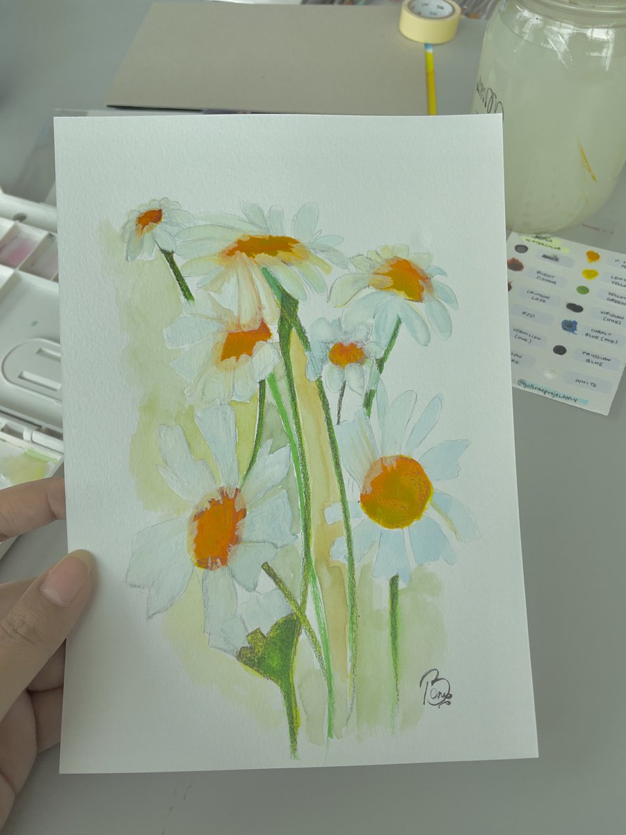 bimkhaidir's tweet photo. today’s activity is very peaceful (we are very chaotic most of the time) 

i enjoyed today, very much. thank you @__aylia_ @go5raeprojectMY 💙

#ColourfulMinutes https://t.co/ESbcjRnylI