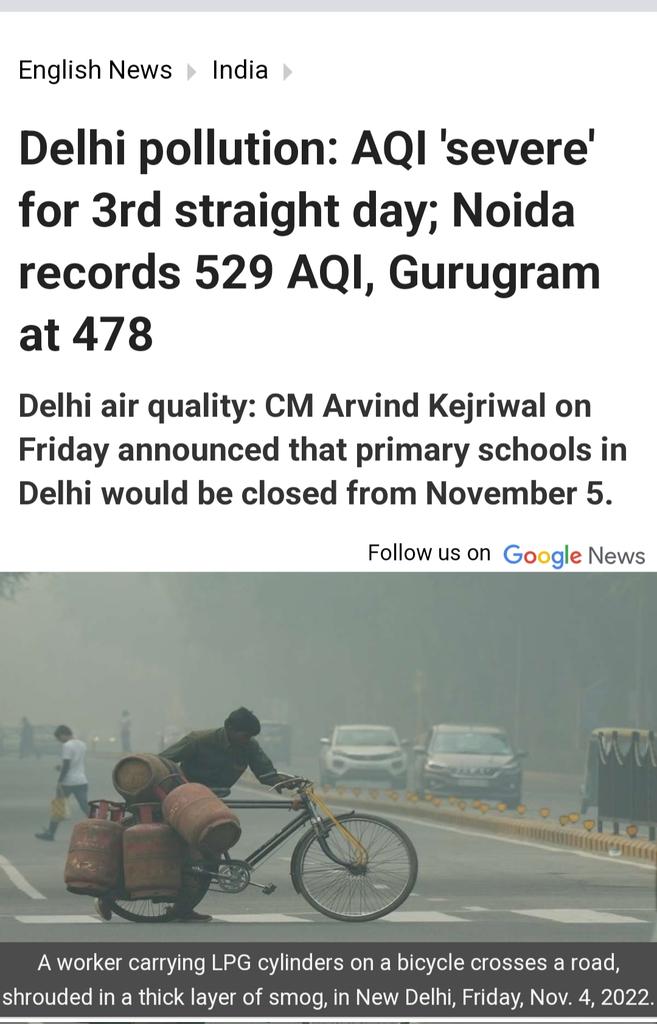 Where government is "talking" about their achievements in protecting the environment the air pollution and the blame game that the governments play each year in November clearly shows their real concern towards the environment, the people and the future generations!!