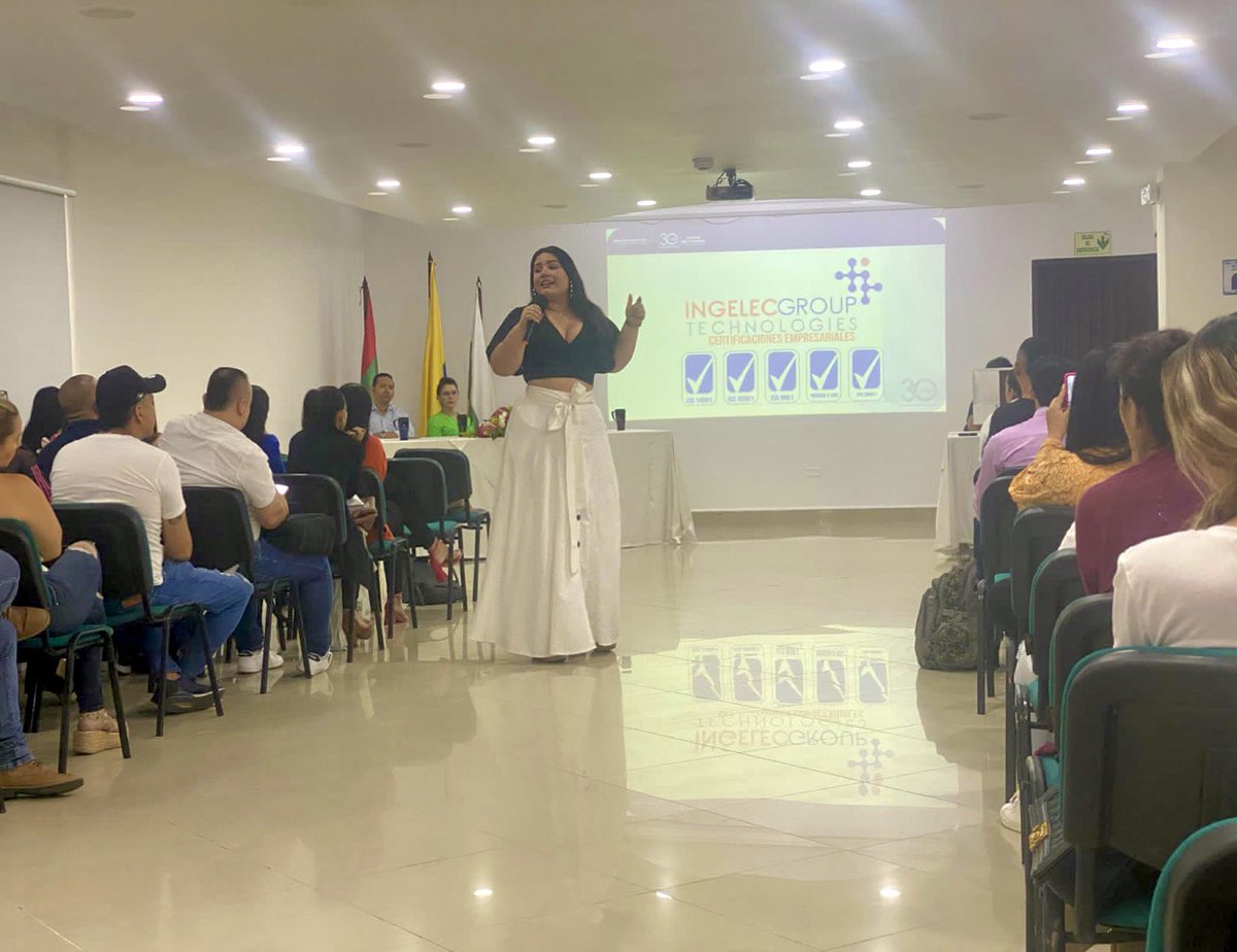 LindaEscobar95's tweet photo. V Foro de Investigación en Administración en seguridad y salud en el trabajo, UNIMINUTO Colombia , estos espacios son gratificantes las investigaciones, casos de uso, los temas de industria 4.0 Ingelecgroup Una empresa ejemplo, que dedica recursos a la investigación y desarrollo. https://t.co/8x4oE6Mlw3