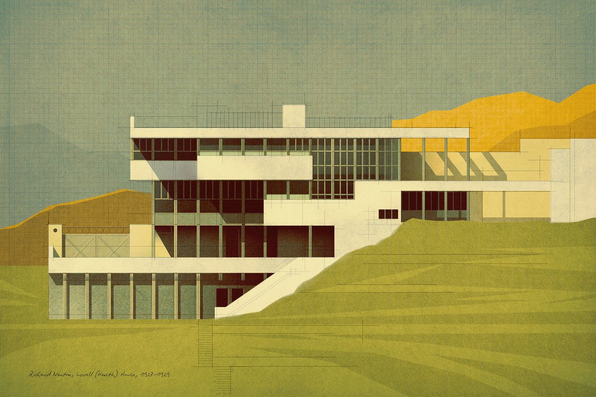 Richard Neutra, Lovell (Health) House, 1927-1929
#architecture #100x100masterhouses