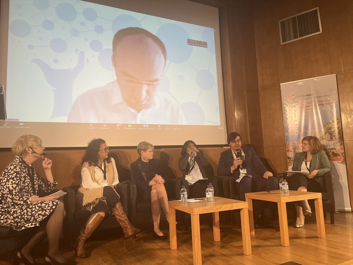 fhpatienteurope's tweet photo. “Preventing the preventable”a high level political session with experts representing patient, scientific, medical &amp; political perspectives discussing how our community can and must collaborate in order to effectively advocate for systematic solutions for CVH. 
#FHEuropeLisbon22 https://t.co/ZNQ25tLZsb