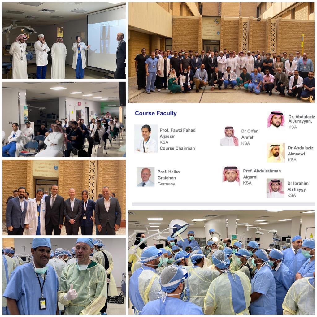 fawzi_aljassir's tweet photo. يوم مميز لوحده جراحة المفاصل الصناعية بقسم جراحة العظام
⁦@ksu_medicine⁩
⁦@ksumedicalcity⁩
⁦@_KSU⁩
⁦@explab2⁩
دوره ناجحه بكل المعايير وحضور مشرف يليق باسم ومكانة كلية الطب والمدينة الطبية بجامعة الملك سعود لعدد ٤٠ متدرب شكرا لشركاء النجاح والداعمين https://t.co/6Bju0jk9l4