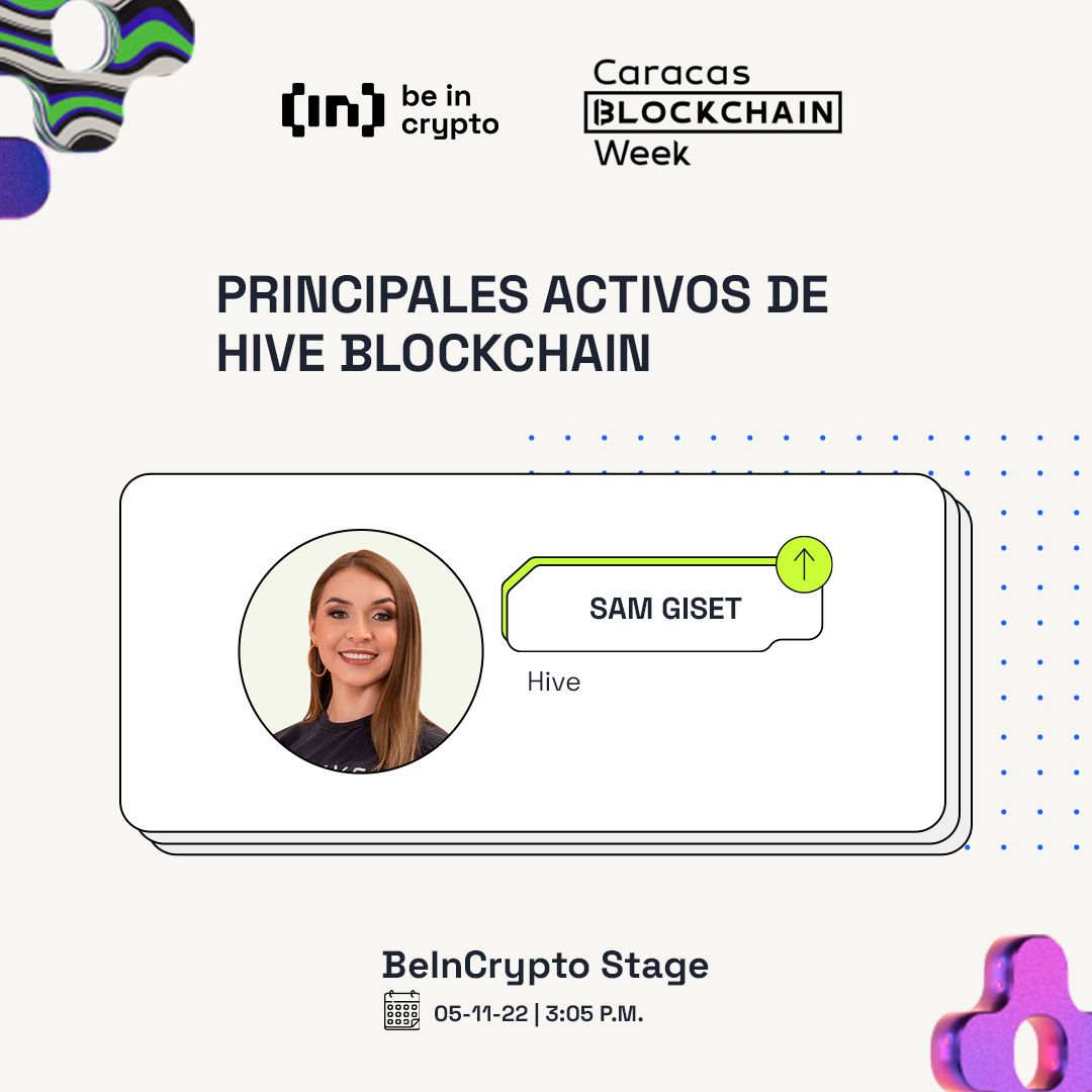 beincrypto_es's tweet photo. 🤓Principales activos de Hive Blockchain
▪️@GisetSam de @hiveblocks_es
#BeInCryptoStage #VamospaCaracas https://t.co/2XWSmOeotd