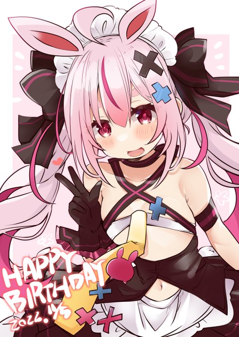 兎鞠ハピバ～～🥳🎉🎊🎉 #まりあーと 