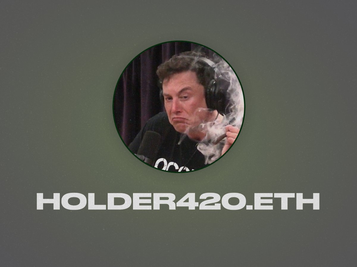 WOW! I find really real holder420.eth its 
<a href="/elonmusk/">Elon Musk</a>

<a href="/420Kusama/">420 Kusama Club</a> 
@EnsShiller 

You can made offer for this #ens —  shorturl.at/EHIL0
