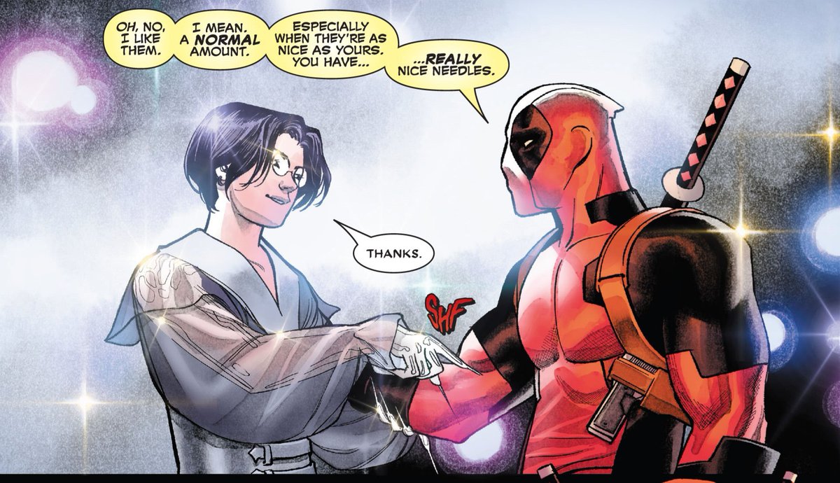 deadpool crushing on an asian nonbinary person is deeply important to ME personally as an asian nonbinary person 