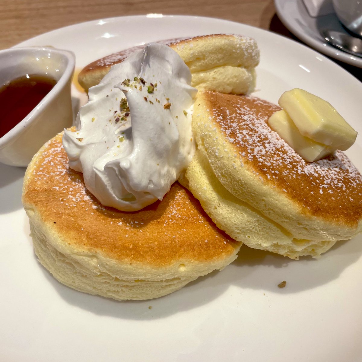 しーちゃんとランチ！めちゃ美味しかった〜！そして、しーちゃんにアイナナやろうぜ！って言うの忘れたの思い出したわ！ウルトラ暇になったらでいいから…思い出した時にでもいつか…🙏(必死)