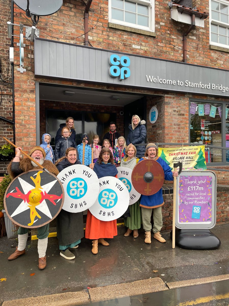 We had a brilliant <a href="/coopuk/">Co-op</a> payout celebration this morning in Stamford bridge. Coop members helped to raise a whooping £5,565.73 for local causes #coopstamfordbridge