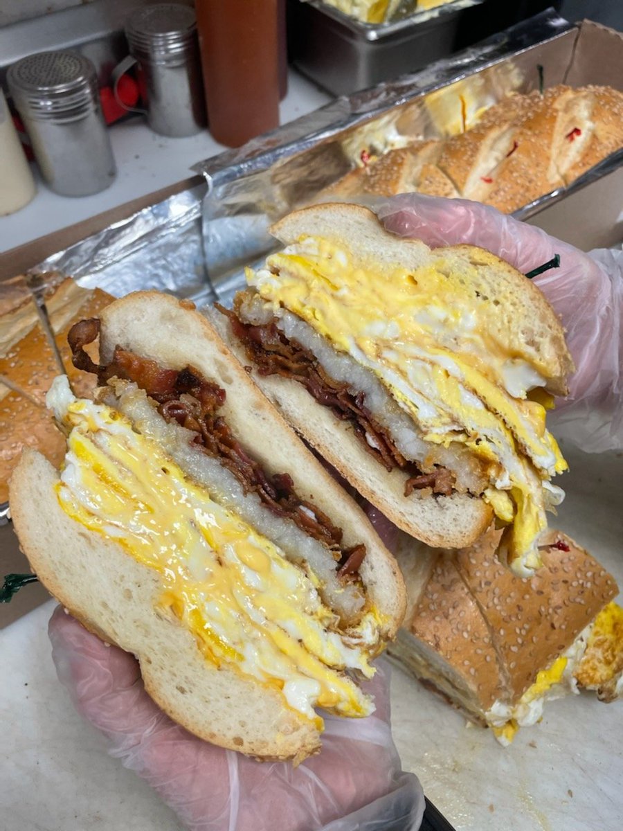 Its a really great morning for a hot Bacon, Egg, and Cheese. You know where to find them! Come on down!