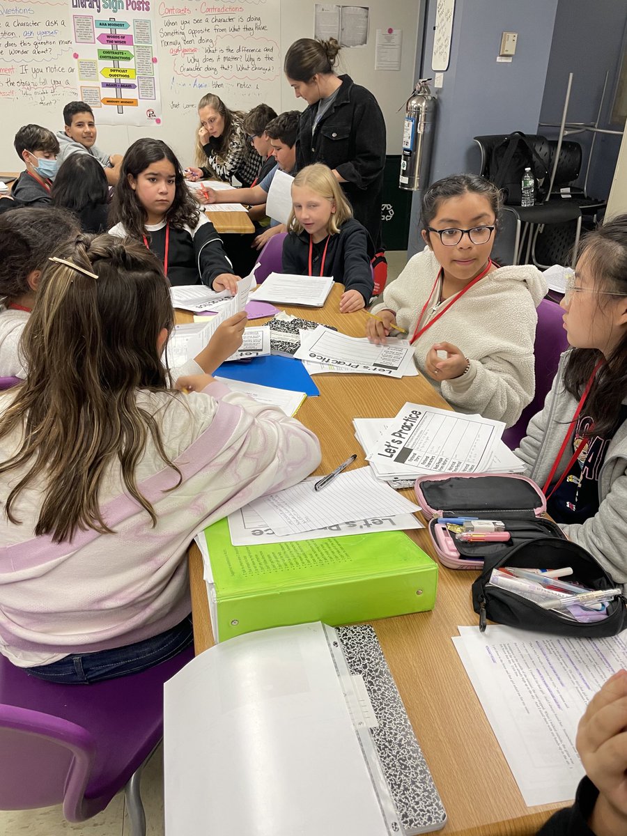Book Clubs are back and better than ever! Dare I say 💯 student engagement and agency?!? They didn’t even need me and that makes my ❤️ happy! ⁦<a href="/KenZapata75/">Ken Zapata</a>⁩ ⁦<a href="/dmartinson13/">Danielle Martinson</a>⁩ ⁦@TCRWP⁩ ⁦<a href="/NYCTCP/">Teacher Leadership NYC Public Schools</a>⁩ ⁦<a href="/DrMarionWilson/">Dr. Marion Wilson</a>⁩ ⁦<a href="/IS75Paulo/">IS 75</a>⁩