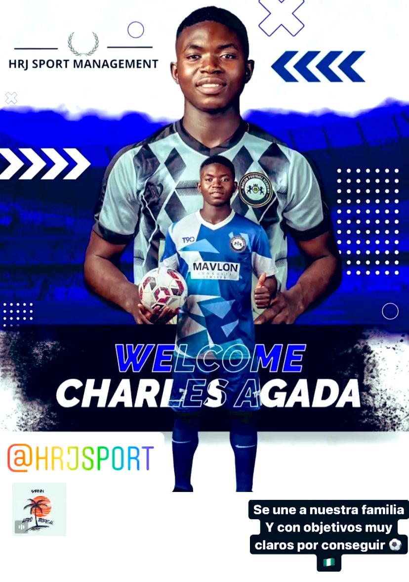 HrjSport's tweet image. Aterriza en @HrjSport Charles Agada🇳🇬con tan solo 16 años … Bienvenido!!! No pierdan de vista a este chico 👀!! Bienvenido y comencemos nueva etapa !! #football #young #Nigeria