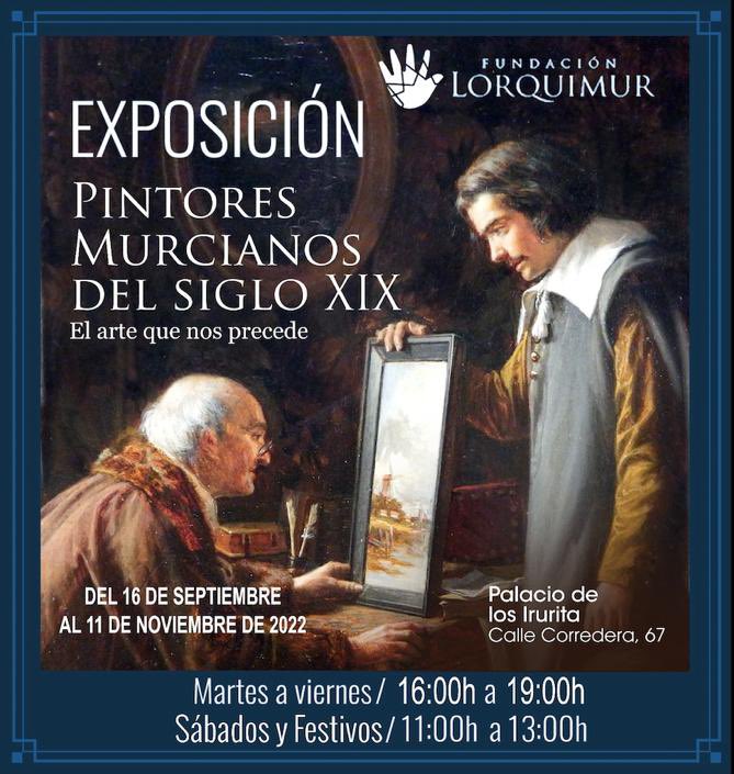 📅 El próximo jueves, 10 de noviembre, a las 18:00 horas, tendremos una visita guiada con Darío Vigueras Marín Baldo, comisario de la exposición "Pintores murcianos del siglo XIX. El arte que qhe nos precede”. 

☎️ Haz tu reserva en el 660 409 704 y no te la pierdas.