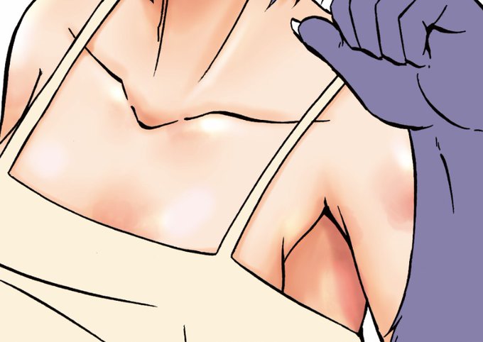 結局クリスタで塗ってる。クリスタ、デフォで入ってるブラシ使いにくいので素材庫で探したブラシ使用。 