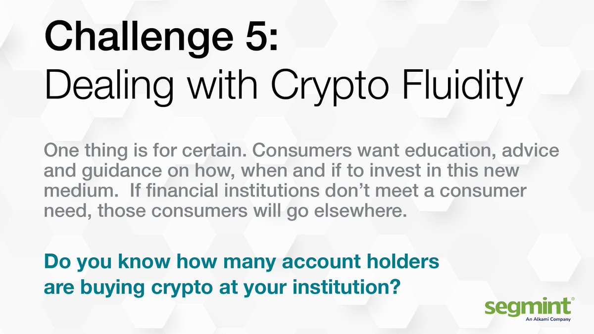 7 Days, 7 challenges (Today is Day 5).
Comment if you're experiencing this headache.
Share any solutions you've uncovered.
Ask us a related question!

thefinancialbrand.com/news/data-anal…

#financialservices #financialindustry #retailbanking #dataanalytics <a href="/FinancialBrand/">The Financial Brand</a> #crypto
