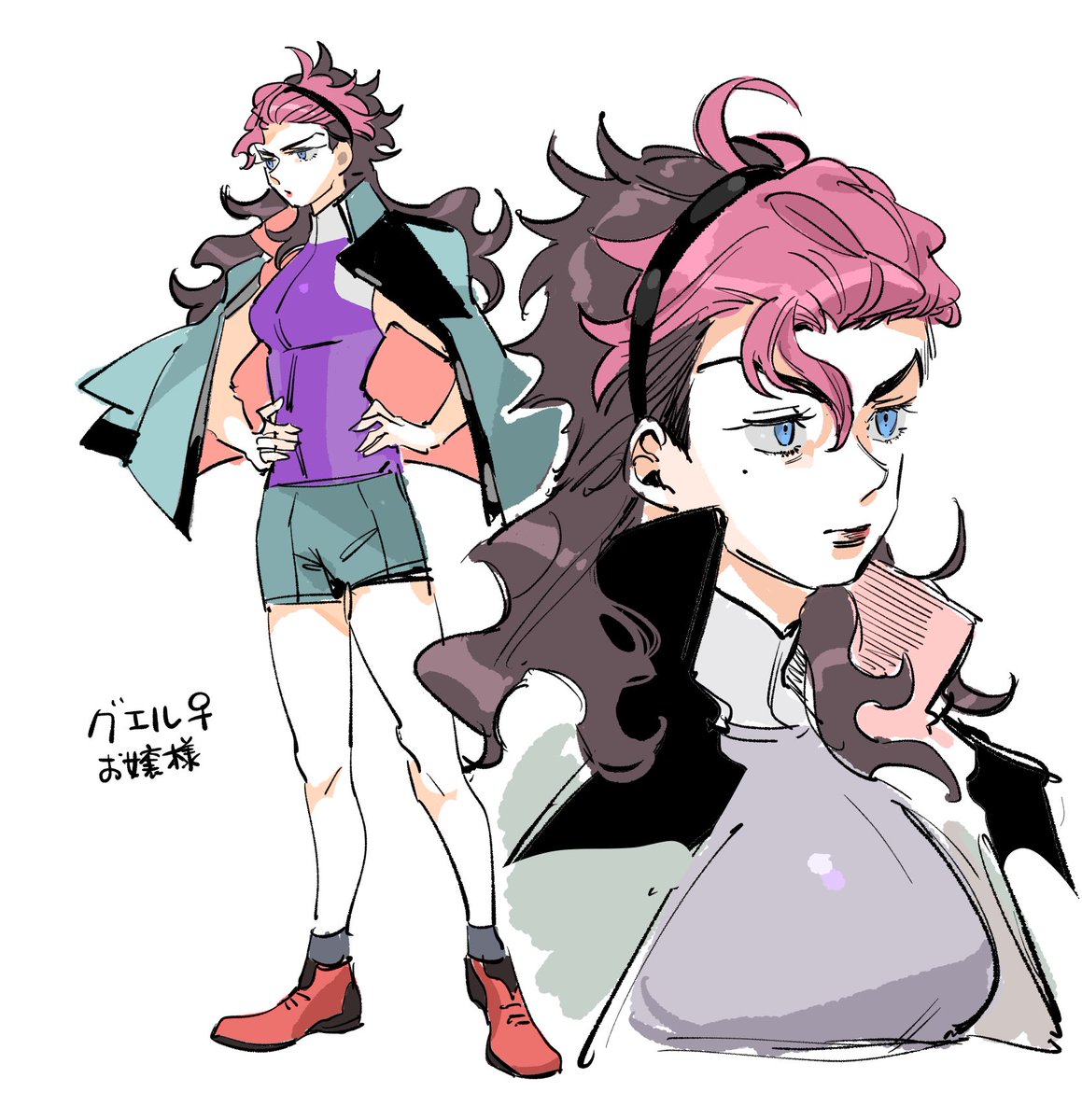 「グエル・お嬢様・ジェターク #水星の魔女 」|はるもち屋のイラスト