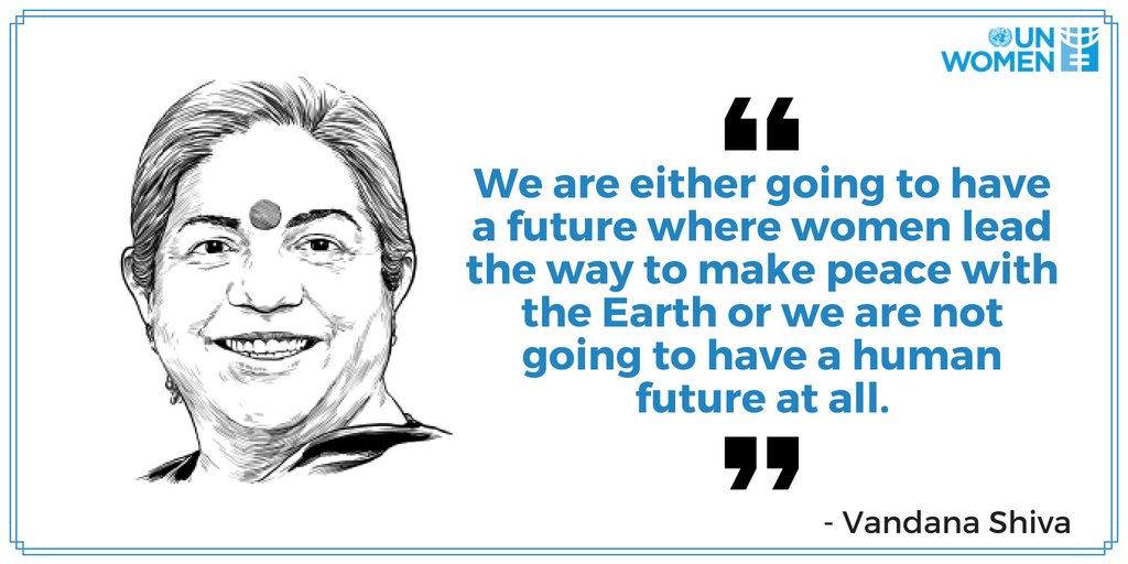 Happy Birthday @drvandanashiva! A tireless environmental activist, who formed a woman-centred movement for #ClimateAction. Thank you for leading the way to a sustainable future!