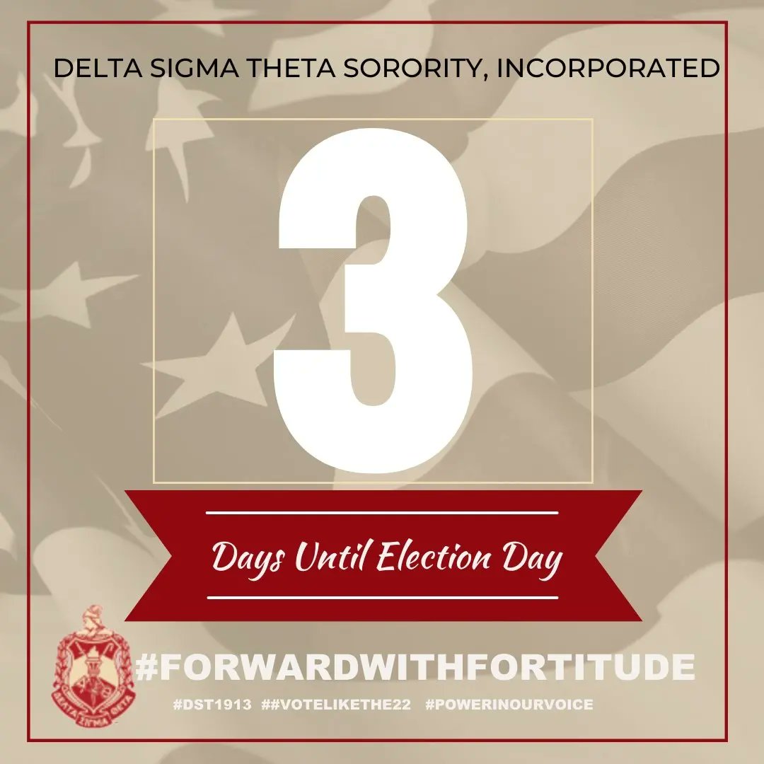 DSTATX's tweet photo. Today, we #HonorThe22 by contacting at least 22 family, friends, or co-workers to remind them to vote on Election Day! Elections will be close, and every vote will be important!
#DST1913
#DSTVotes
#DSTATX1930
#ForwardWithForitude https://t.co/iouE0rld3u