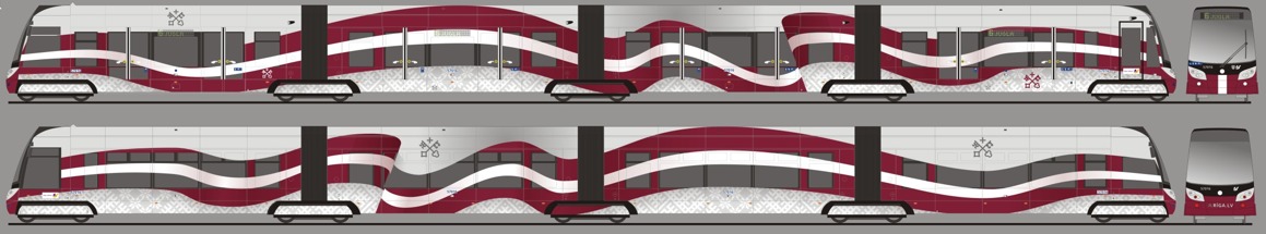 🇱🇻Par godu mūsu Latvijai, kura šogad svin 104. dzimšanas dienu, ir radīts īpašs tramvaja dizains ar Latvijas karogu. Jaunā izskata zemās grīdas tramvajs būs redzams Rīgas ielās no šī gada 7. novembra līdz pat 2023. gada pavasarim.