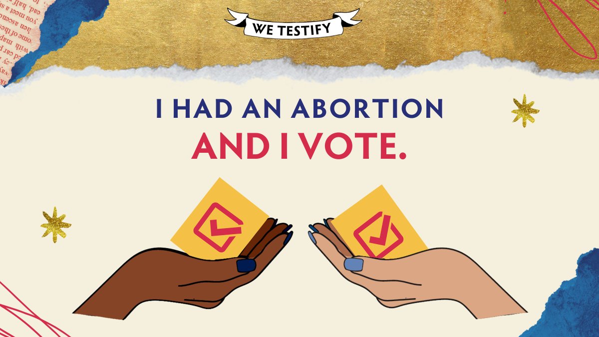 We had abortions, and we vote! Election day is around the corner, and we need to put our values into action. To learn more about how to make your voice heard at the ballot box, go to Vote.org or supermajority.com.