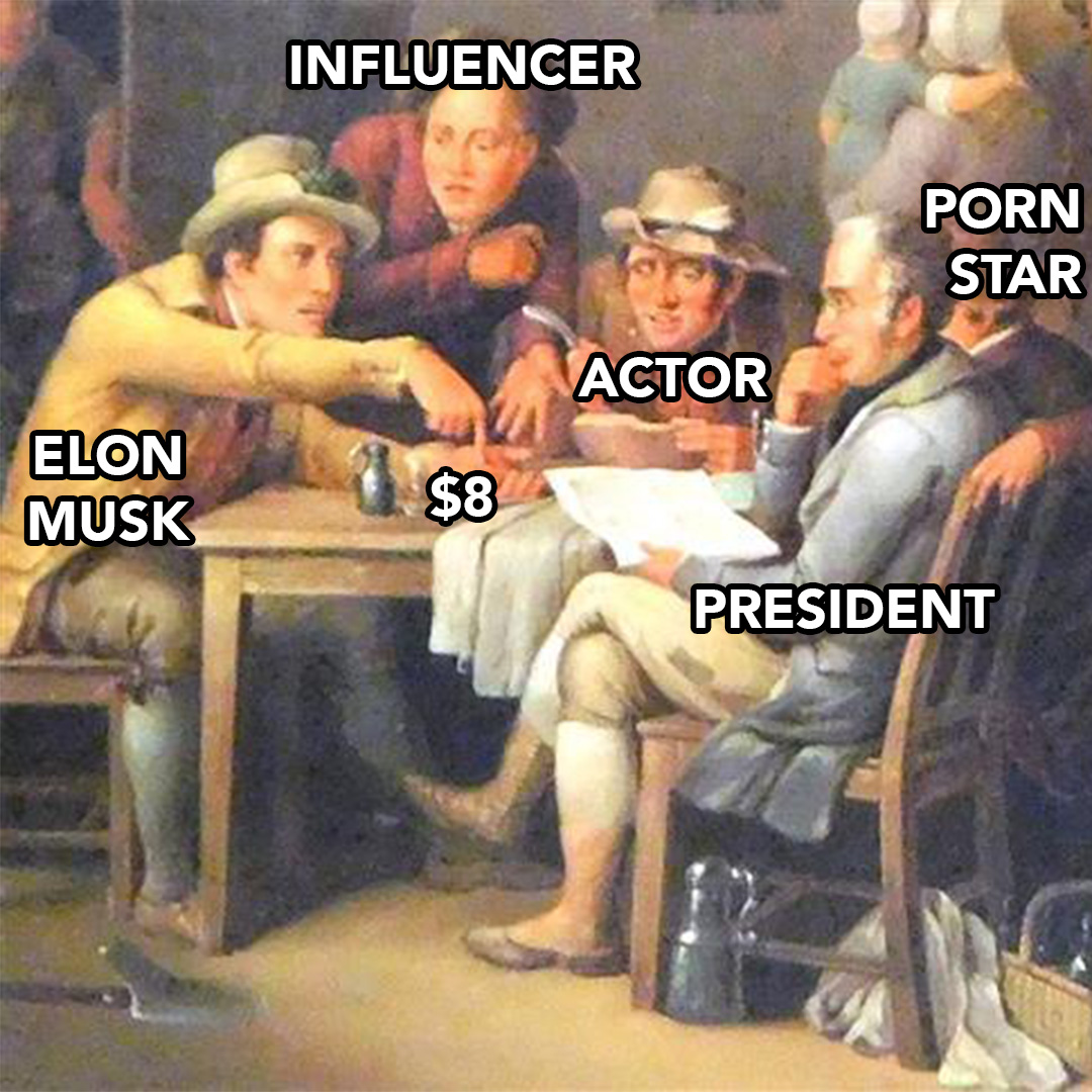 You better pay up, dude!