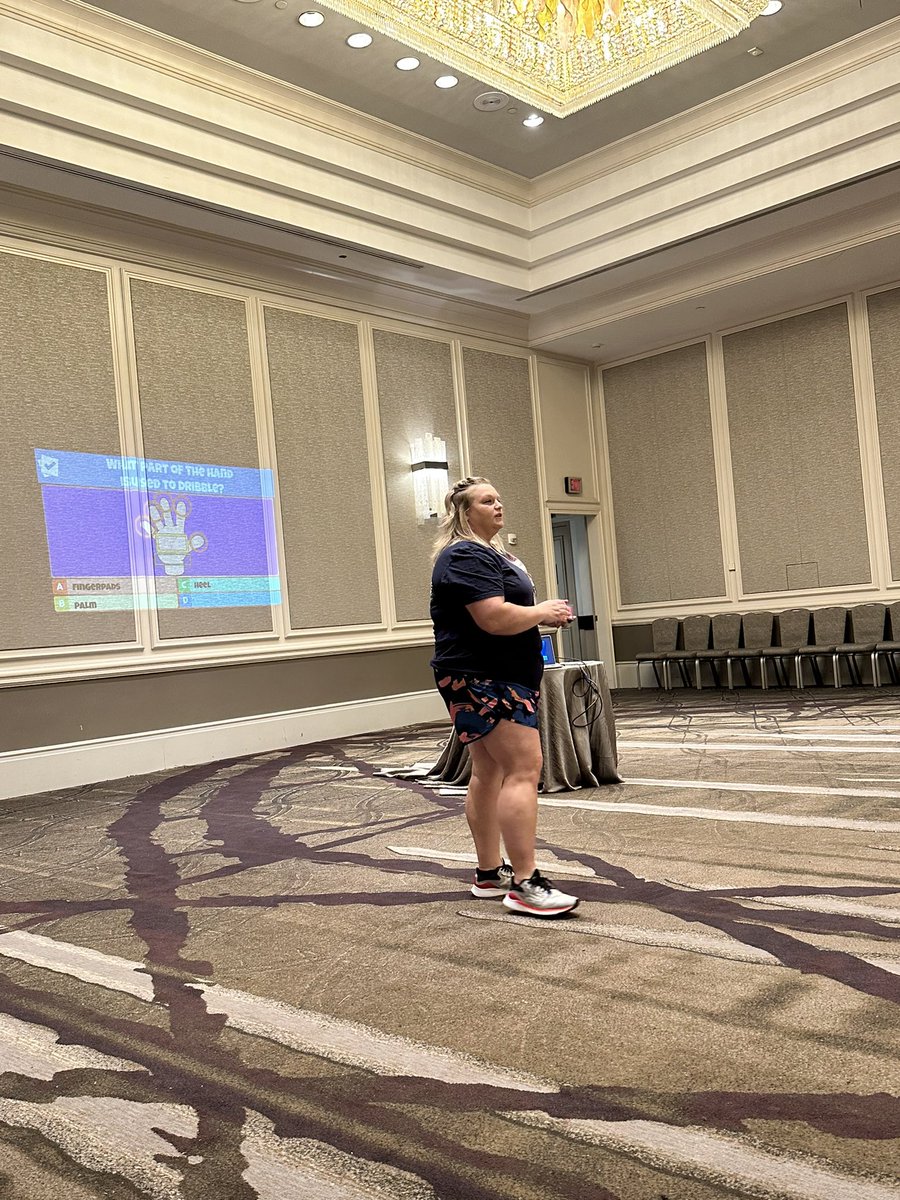 Getting some great ideas from <a href="/JHudnallPE/">Julie Hudnall</a> !! <a href="/vahperd/">Virginia AHPERD</a>