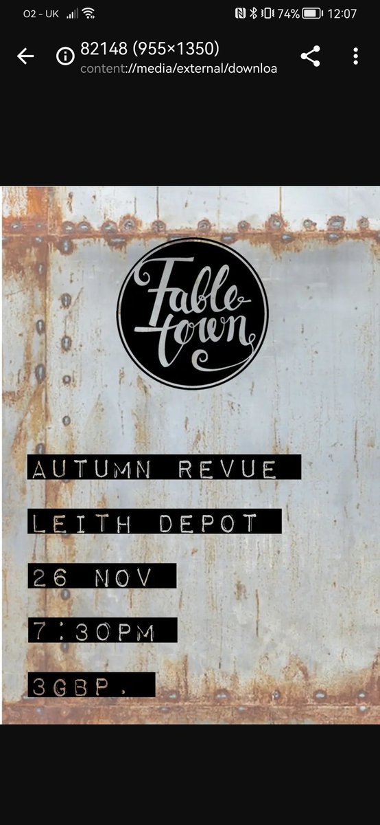 Come join us at <a href="/leithdepot/">LEITH DEPOT</a> on the 26th November for our Autumn Revue! Tickets available facebook.com/events/5447726…