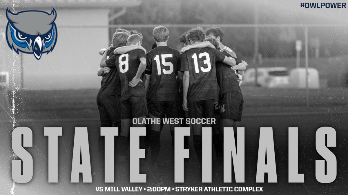 ADButlerOW's tweet photo. CHAMPIONSHIP SATURDAY for OW Soccer!  
@MattTrumpp plays in the 6A STATE FINALS🆚Mill Valley today!
⏰2:00pm
📍Stryker Soccer Complex
2999 N Greenwich Rd., Wichita, 67226
🎟️All tickets $10 - NO CASH!
‼️Advanced Tickets: 
https://t.co/U6rDXZfyHp
📺https://t.co/zkUgOV6XuS https://t.co/cHt0yyv3Q8