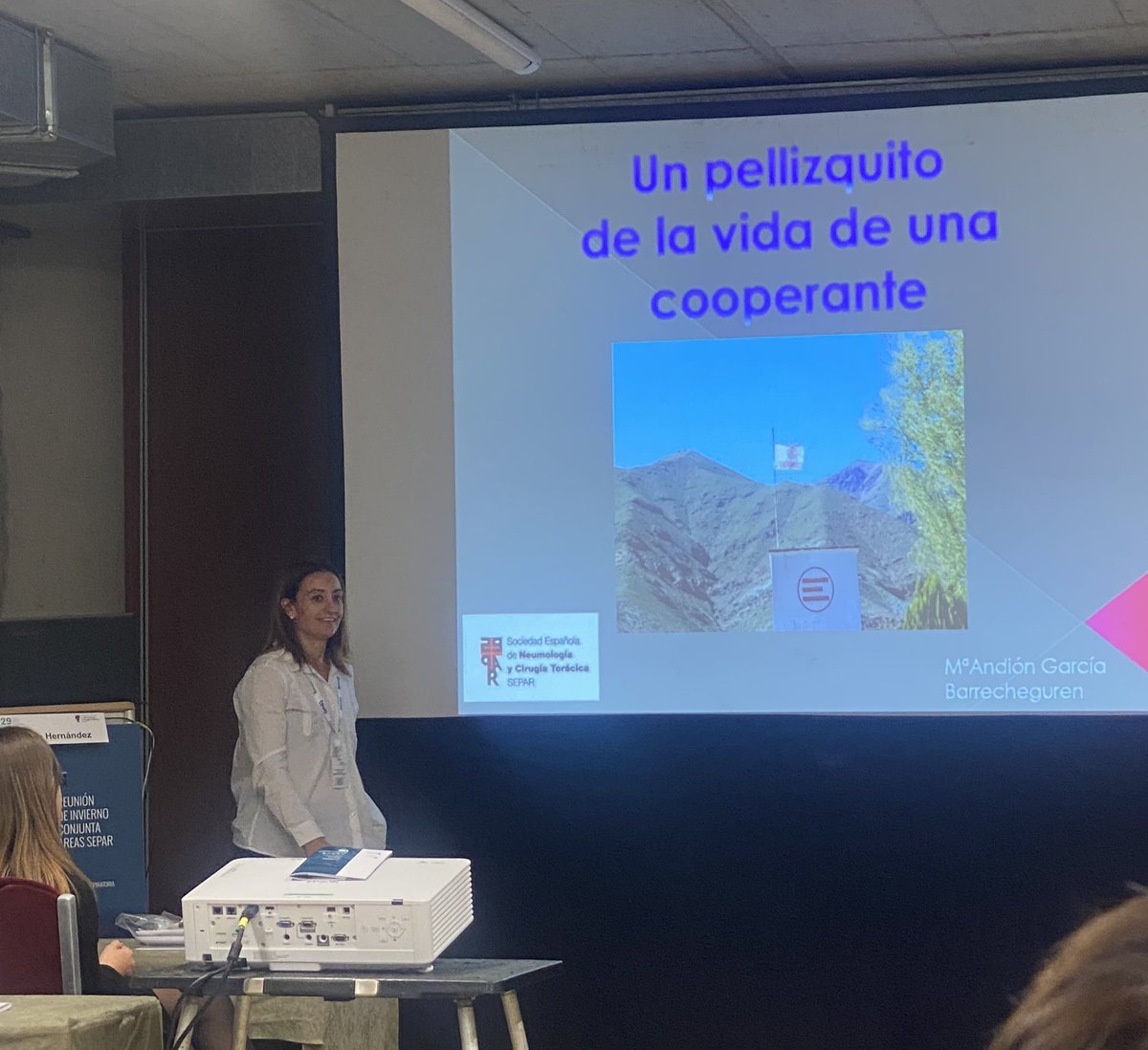 eva madrid (@eva_madrid_) on Twitter photo Inspiradora 😍María Andion Garcia Barrecheguren y su experiencia como #enfermera #cooperante en países en conflictos de guerra #29ReuniondeInviernoConjuntaAreasSEPAR <a href="/EnfermeriaSepar/">Enfermería SEPAR</a> Inspiradora 😍María Andion Garcia Barrecheguren y su experiencia como #enfermera #cooperante en países en conflictos de guerra #29ReuniondeInviernoConjuntaAreasSEPAR <a href="/EnfermeriaSepar/">Enfermería SEPAR</a>