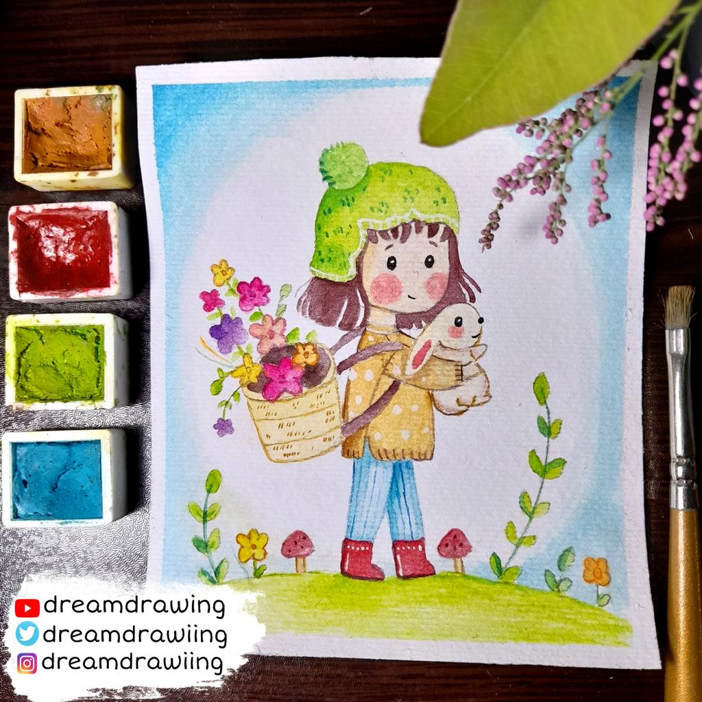 dreamdrawiing's tweet photo. Watercolor painting | Girl and rabbit painting

Click here to watch:
https://t.co/Ajx2Q4CMjH

#girldraw #art #Artist #drawing #drawingart #painting #watercolor #Watercolourpainting #rabbitdrawing #Graphic #artwork #paintingidea #watercolorart #watercolortutorial https://t.co/EIxZV8F7yR