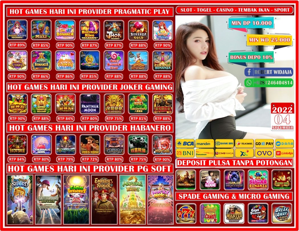 DewiLiu88's tweet photo. ➡️BANGJAGO88 DEPO PULSA TANPA POTONGAN
➡️MINIMAL DEPO Rp.10.000
➡️POLA SLOT AUTO MAXWIN
➡️https://t.co/qp0TO78aTH 
#slot #slotgacor #slotonline #polaslot #trikslot #tipsslot #bocoranslot #bonusslot #slotpulsa #rtp #slotdana #rtpslot #rtpgacor #rtplive #maxwin #jppaus #bangjago88 https://t.co/RCE0D7t5J2