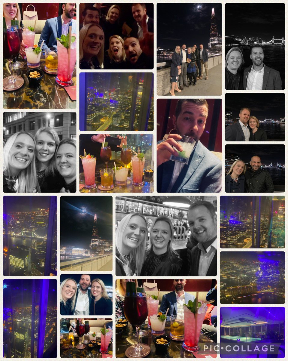 susie_thompson's tweet photo. Birthday treats with my gorgeous boy @stuart_grantuk and the siblings @TheShardLondon - the views and cocktails did not disappoint #Gong #Floor52 πΉπ https://t.co/W84HN6oEnp