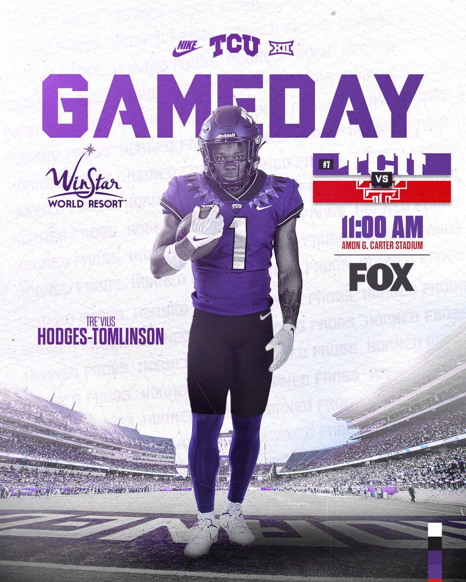 TCU_Athletics's tweet image. Wake up, it’s GAMEDAY!

#GoFrogs