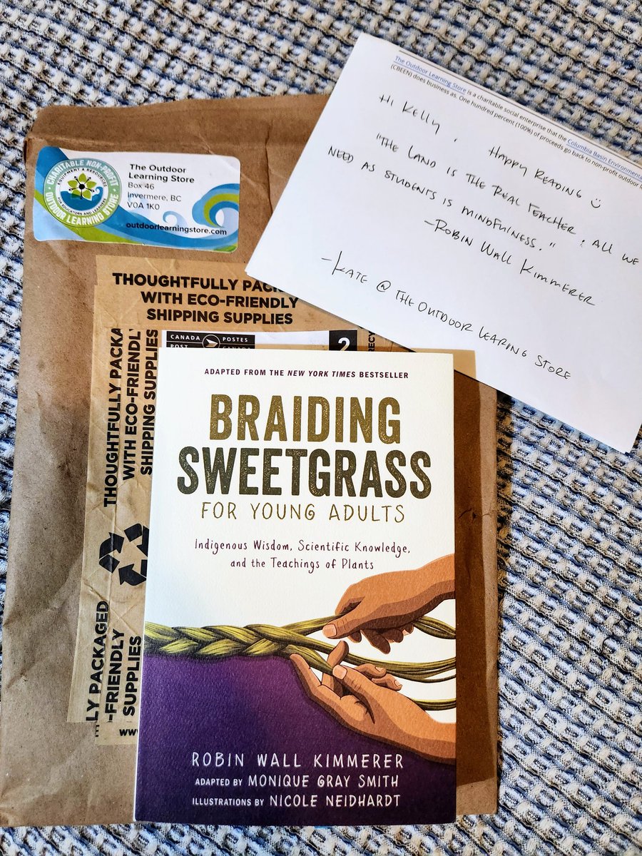 Thanks to @TheOLStore & their @takemeoutside events in October! I was a lucky Gift Card winner and can't wait to get reading 💚 It's #Indigenous Education Month @TDSB 🧡 @ltldrum @UIEC_Tdsb