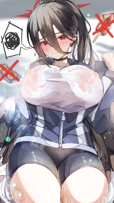 いけません、私には実行委員としての役目が……
で、でも少しだけなら──いえ、なりません……!!
うう……どうしてこうも抗いがたい誘惑が溢れているのでしょうか。
#ブルアカ 
#ブルーアーカイブ 
#BlueArchive 
#블루아카이브
#羽川ハスミ 