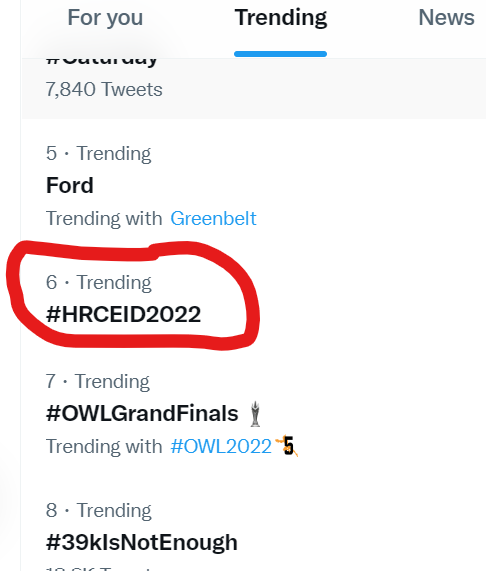 TILTHRCE's tweet photo. Let's continue to share our learning with #HRCEID2022. We are trending! https://t.co/mn0agYM5yT