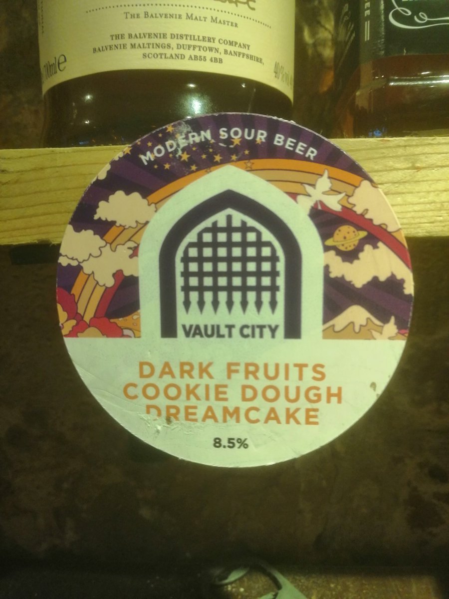 We really cannot get enough of @vaultcitybrew at The Pantiles Tap.
Latest and just on tap is 'Dark Fruits Cookie Dough Dreamcake'.
Is it beer? Is it trifle? Is it sour fruit crumble?
I do not know but it is bloody excellent.