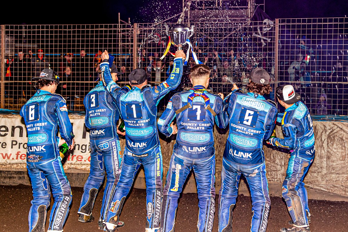 Poole Pirates Speedway (@poolespeedway) on Twitter photo π DOUBLE-DOUBLE CHAMPIONS!
π It was champagne time at the Adrian Flux Arena as the Pirates secured the Championship League and Cup double and brought <a href="/middlo57/">Neil Middleditch</a> his tenth league title as Poole team manager.
Read more π bit.ly/3t36jqo
#PiratePride #Speedway π DOUBLE-DOUBLE CHAMPIONS!
π It was champagne time at the Adrian Flux Arena as the Pirates secured the Championship League and Cup double and brought <a href="/middlo57/">Neil Middleditch</a> his tenth league title as Poole team manager.
Read more π bit.ly/3t36jqo
#PiratePride #Speedway