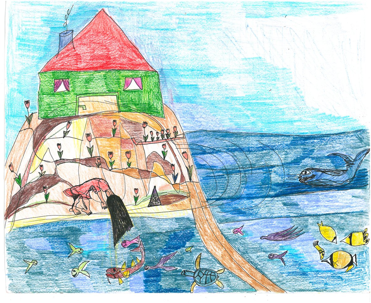 HagitGrossman's tweet photo. #ThewitchoftheMediterranean #painting  #story https://t.co/Fc5jpz8YUE