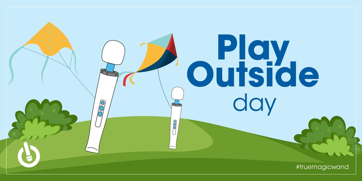 TrueMagicWand's tweet photo. November 5th is National Play Outside Day… and you can take your two best friends!
(Because #magicwandmini and #magicwandrechargeable don’t need to be plugged in… Get it? Get it?!)
#truemagicwand #vibratex https://t.co/lpSPUrSKoz