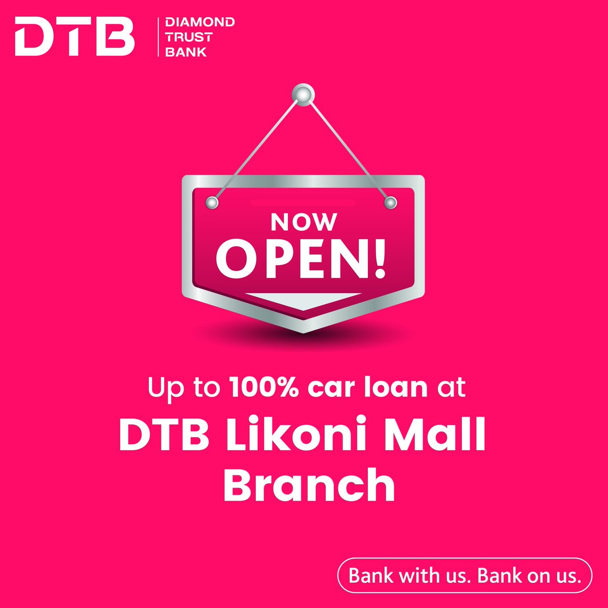 Wadau I'm in Mombasa na nimepitia pale likoni mall nikapata <a href="/DTBKenya/">DTB Kenya</a> wamefungua new branch hapo ground floor. They are offering upto 100% car loan finance
Njoo tuwatembelee tupate Car loans #BankWithDTB