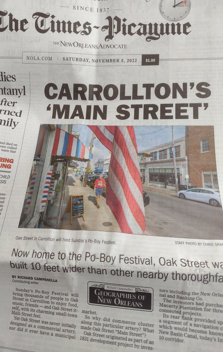 Well how about that...'Geographies of New Orleans' made the front page today.

<a href="/inakialday/">Iñaki alday</a> <a href="/TulaneArch/">Tulane Architecture and Built Environment</a>