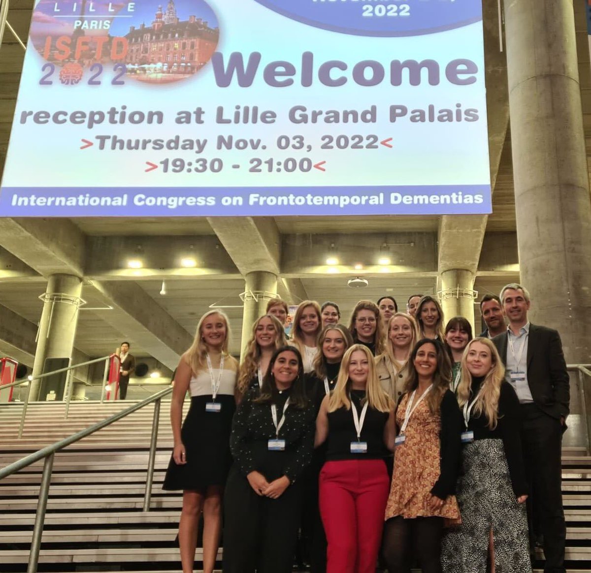 Arabella Bouzigues (@a_bouzigues) on Twitter photo What a beautiful 5 days with <a href="/FTDtalk/">FTDtalk</a> at <a href="/isftd/">International Society for Frontotemporal Dementias</a>, thanks for being such an amazing team! 😍
<a href="/jonrohrer/">Jon Rohrer</a> <a href="/BocchettaM/">Dr Martina Bocchetta</a> <a href="/LucyL_Russell/">Lucy Russell</a> <a href="/rhianconvery/">Rhian Convery</a> <a href="/CGreaves_96/">Caroline Greaves</a> @immy_swift @aitanasogorb <a href="/SGoldsmith0/">Sophie Goldsmith</a> <a href="/drwillscotton/">William Scotton</a> <a href="/KiranSamra88/">Kiran Samra</a> <a href="/pheebfoster/">⚡ Phoebe ⚡</a> <a href="/EmilyGraceTodd1/">Emily Todd</a> What a beautiful 5 days with <a href="/FTDtalk/">FTDtalk</a> at <a href="/isftd/">International Society for Frontotemporal Dementias</a>, thanks for being such an amazing team! 😍
<a href="/jonrohrer/">Jon Rohrer</a> <a href="/BocchettaM/">Dr Martina Bocchetta</a> <a href="/LucyL_Russell/">Lucy Russell</a> <a href="/rhianconvery/">Rhian Convery</a> <a href="/CGreaves_96/">Caroline Greaves</a> @immy_swift @aitanasogorb <a href="/SGoldsmith0/">Sophie Goldsmith</a> <a href="/drwillscotton/">William Scotton</a> <a href="/KiranSamra88/">Kiran Samra</a> <a href="/pheebfoster/">⚡ Phoebe ⚡</a> <a href="/EmilyGraceTodd1/">Emily Todd</a>